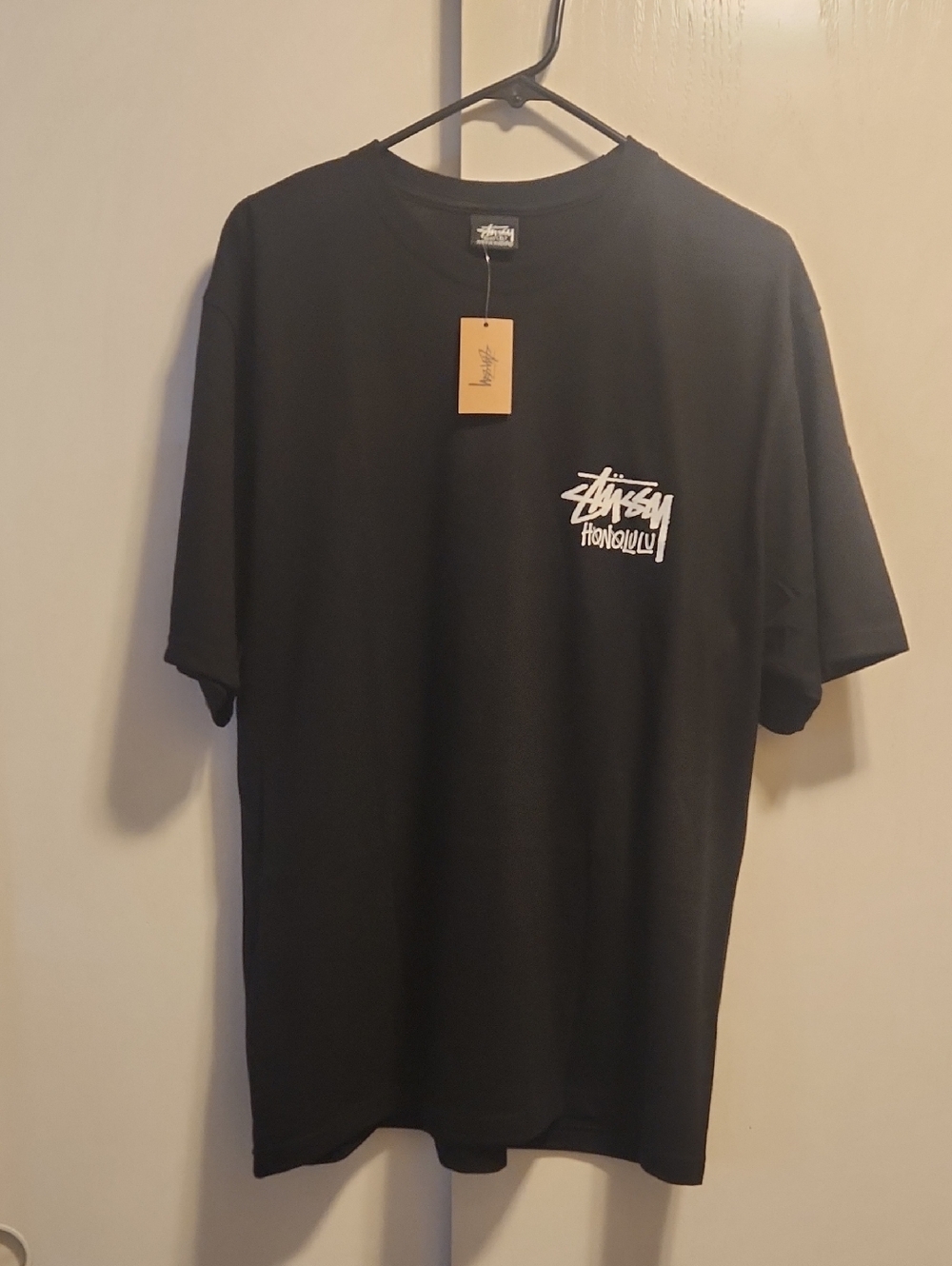 Stussy Honolulu Black T-Shirt Large